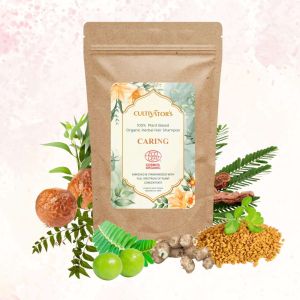 Organic Herbal Hair Shampoo Powder - Caring, 250g